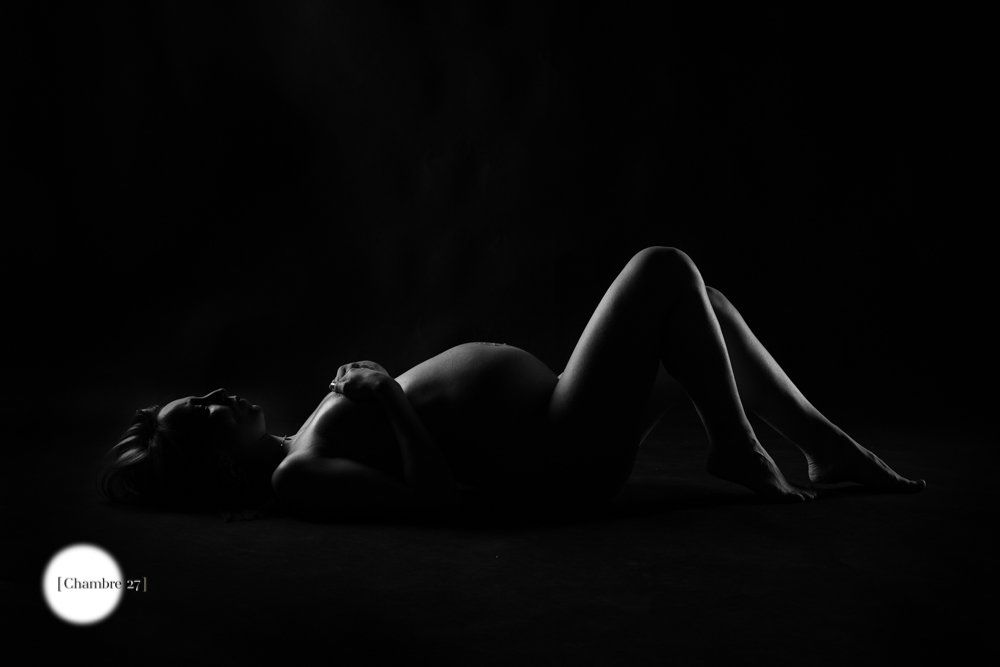 séance portrait grossesse maternité - Morlaix - chambre 27